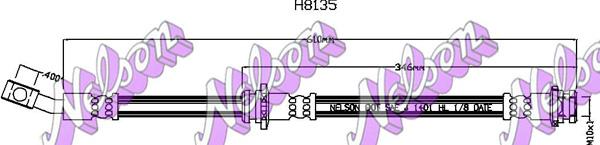 Kawe H8135 - Гальмівний шланг autozip.com.ua