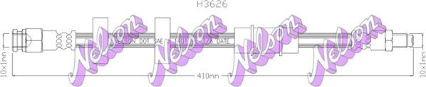 Kawe H3629 - Гальмівний шланг autozip.com.ua