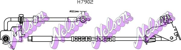 Kawe H7902 - Гальмівний шланг autozip.com.ua