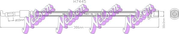 Kawe H7445 - Гальмівний шланг autozip.com.ua