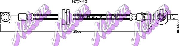 Kawe H7544Q - Гальмівний шланг autozip.com.ua