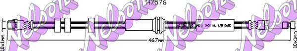 Kawe H7576 - Гальмівний шланг autozip.com.ua