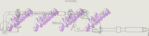 Kawe H7648Q - Гальмівний шланг autozip.com.ua