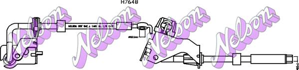Kawe H7648 - Гальмівний шланг autozip.com.ua
