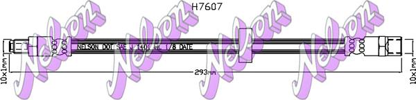 Kawe H7607 - Гальмівний шланг autozip.com.ua