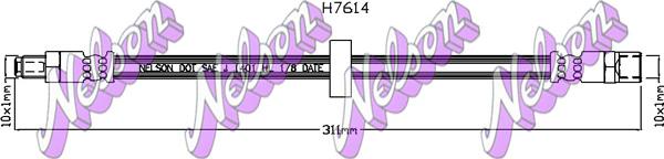 Kawe H7614 - Гальмівний шланг autozip.com.ua