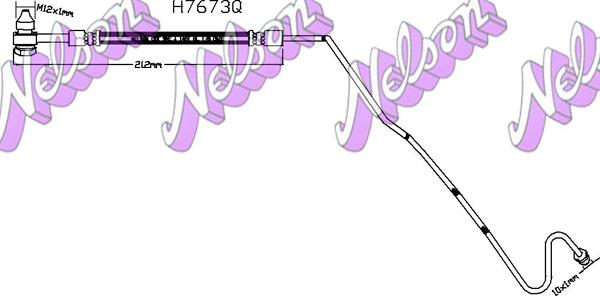 Kawe H7673Q - Гальмівний шланг autozip.com.ua