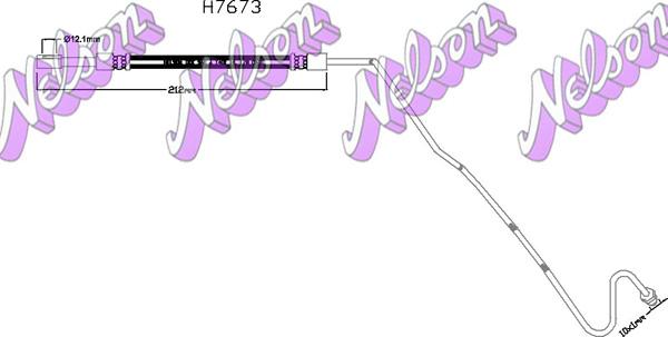 Kawe H7673 - Гальмівний шланг autozip.com.ua