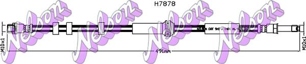 Kawe H7878 - Гальмівний шланг autozip.com.ua