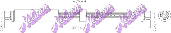 Kawe H7389 - Гальмівний шланг autozip.com.ua