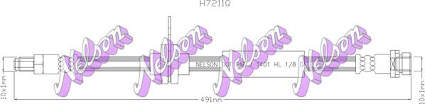 Kawe H7211Q - Гальмівний шланг autozip.com.ua