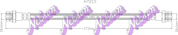 Kawe H7213 - Гальмівний шланг autozip.com.ua