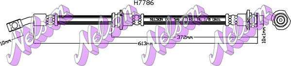 Kawe H7786 - Гальмівний шланг autozip.com.ua