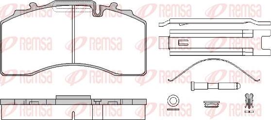 Kawe JCA1416.80 - Гальмівні колодки, дискові гальма autozip.com.ua