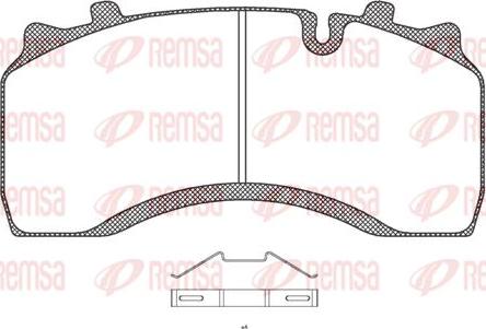 ACDelco AC0581184D - Гальмівні колодки, дискові гальма autozip.com.ua