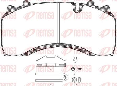 Kawe JCA1032.30 - Гальмівні колодки, дискові гальма autozip.com.ua