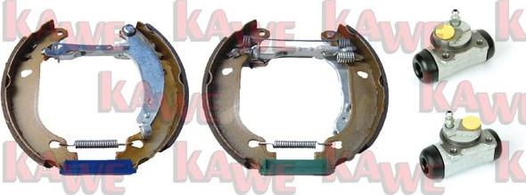 Kawe OEK495 - Комплект гальм, барабанний механізм autozip.com.ua