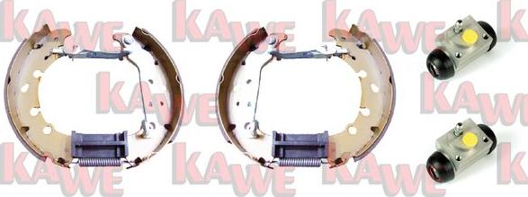 Kawe OEK542 - Комплект гальм, барабанний механізм autozip.com.ua