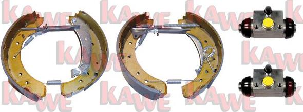 Kawe OEK684 - Комплект гальм, барабанний механізм autozip.com.ua