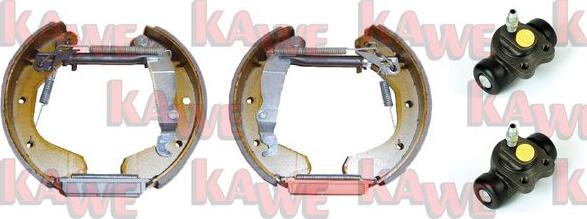 Kawe OEK071 - Комплект гальм, барабанний механізм autozip.com.ua