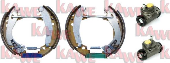 Kawe OEK188 - Комплект гальм, барабанний механізм autozip.com.ua