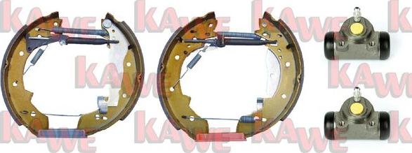 Kawe OEK351 - Комплект гальм, барабанний механізм autozip.com.ua