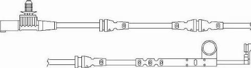 Kawe WS0276A - Сигналізатор, знос гальмівних колодок autozip.com.ua