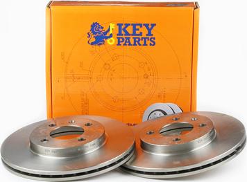 Key Parts KBD4925 - Гальмівний диск autozip.com.ua