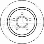 Key Parts KBD4453 - Гальмівний диск autozip.com.ua