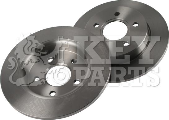 Key Parts KBD4476 - Гальмівний диск autozip.com.ua