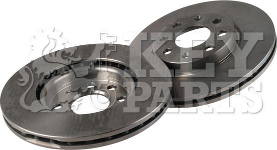 Key Parts KBD4553 - Гальмівний диск autozip.com.ua