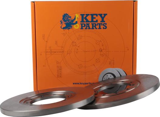 Key Parts KBD4566 - Гальмівний диск autozip.com.ua