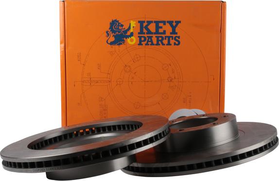 Key Parts KBD4502 - Гальмівний диск autozip.com.ua
