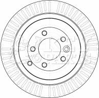 Key Parts KBD4533 - Гальмівний диск autozip.com.ua