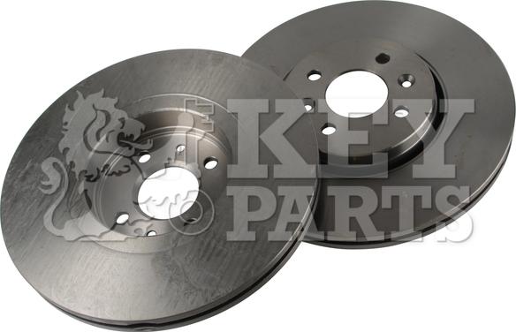 Key Parts KBD4572 - Гальмівний диск autozip.com.ua