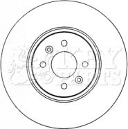 Key Parts KBD4572 - Гальмівний диск autozip.com.ua