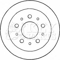 Key Parts KBD4609 - Гальмівний диск autozip.com.ua