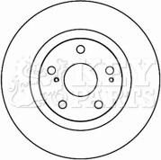 Key Parts KBD4606 - Гальмівний диск autozip.com.ua