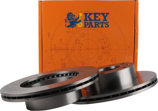 Key Parts KBD4687 - Гальмівний диск autozip.com.ua