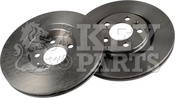 Key Parts KBD4069 - Гальмівний диск autozip.com.ua
