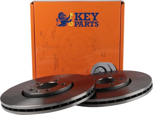 Key Parts KBD4105 - Гальмівний диск autozip.com.ua