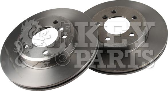 Key Parts KBD4127 - Гальмівний диск autozip.com.ua