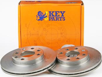 Key Parts KBD4858 - Гальмівний диск autozip.com.ua