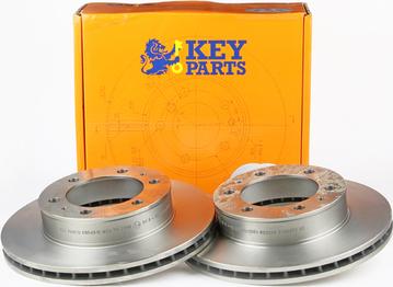 Key Parts KBD4815 - Гальмівний диск autozip.com.ua