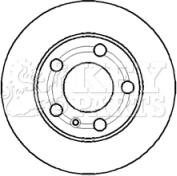 Key Parts KBD4369 - Гальмівний диск autozip.com.ua