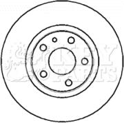 Key Parts KBD4307 - Гальмівний диск autozip.com.ua