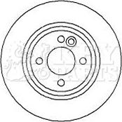 Key Parts KBD4256 - Гальмівний диск autozip.com.ua