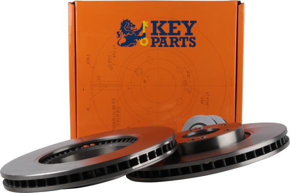 Key Parts KBD4702 - Гальмівний диск autozip.com.ua
