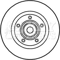 Key Parts KBD5813S - Гальмівний диск autozip.com.ua