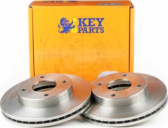 Key Parts KBD5214 - Гальмівний диск autozip.com.ua